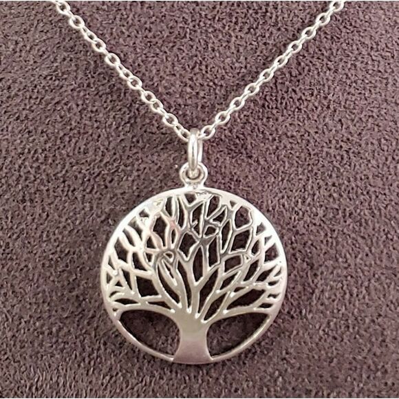 NEW Sterling Silver Tree of Life Necklace Pend… - Picture 1 of 4